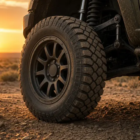 Vehicle wheel and suspension